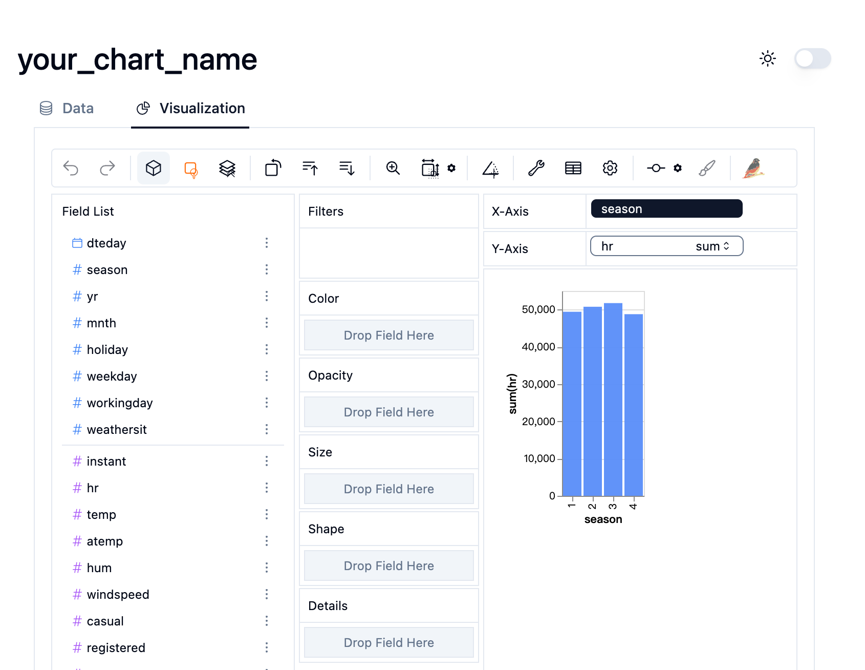 Share Charts as Web App with Kanaries